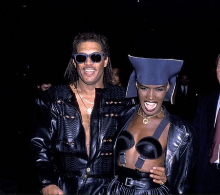 Paulo Goude's mother with her first husband, Chris Stanley